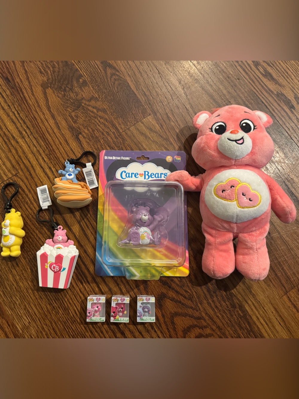 Collectible care bear set of fun toys